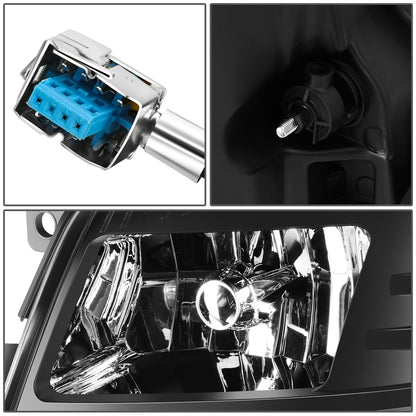 FAROS 07-14 CADILLAC ESCALADE / 07-14 CADILLAC ESCALADE ESV / 07-13 CADILLAC ESCALADE EXT - BLACK HOUSING / CLEAR CORNER - D1S HIGH / LOW BEAM; 194 MARKER