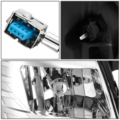 FAROS 07-14 CADILLAC ESCALADE / 07-14 CADILLAC ESCALADE ESV / 07-13 CADILLAC ESCALADE EXT - CHROME HOUSING / CLEAR CORNER - D1S HIGH / LOW BEAM; 194 MARKER