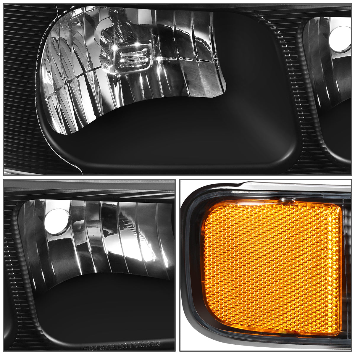 FAROS 4PCS - 03-14 CHEVROLET EXPRESS 1500 / 03-03 CHEVROLET EXPRESS 2500 / 03-23 CHEVROLET EXPRESS 3500 / 09-22 CHEVROLET EXPRESS 4500 / 03-14 GMC SAVANA 1500 / 03-23 GMC SAVANA 2500 / 03-23 GMC SAVANA 3500 / 09-22 GMC SAVANA 4500 - FITS MODELS WITH