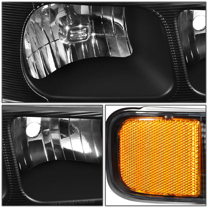 FAROS 4PCS - 03-14 CHEVROLET EXPRESS 1500 / 03-03 CHEVROLET EXPRESS 2500 / 03-23 CHEVROLET EXPRESS 3500 / 09-22 CHEVROLET EXPRESS 4500 / 03-14 GMC SAVANA 1500 / 03-23 GMC SAVANA 2500 / 03-23 GMC SAVANA 3500 / 09-22 GMC SAVANA 4500 - FITS MODELS WITH