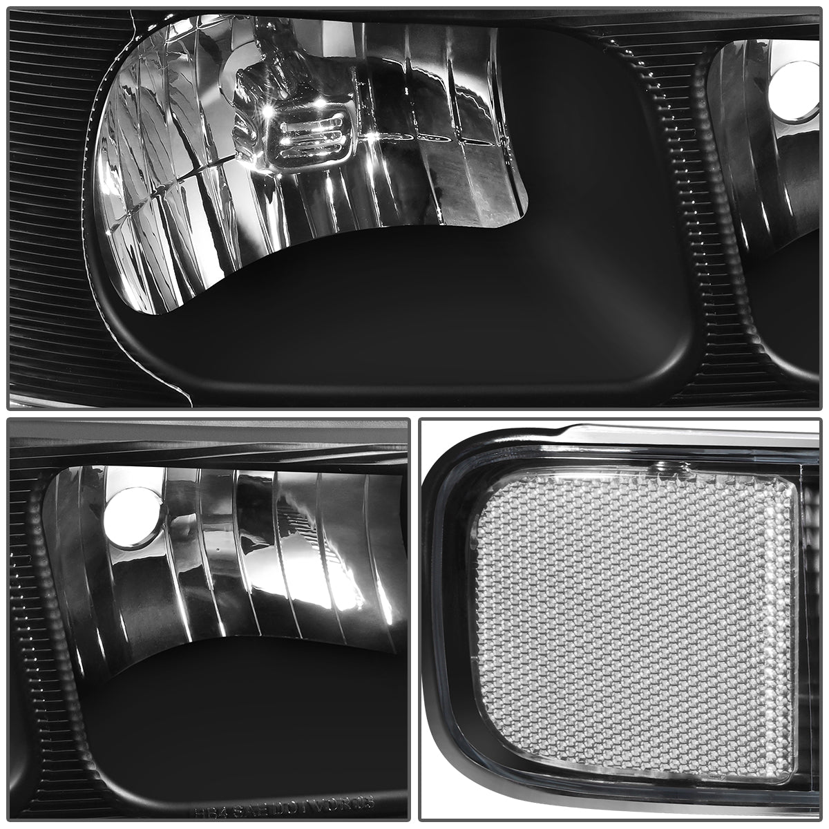 FAROS 4PCS - 03-14 CHEVROLET EXPRESS 1500 / 03-03 CHEVROLET EXPRESS 2500 / 03-23 CHEVROLET EXPRESS 3500 / 09-22 CHEVROLET EXPRESS 4500 / 03-14 GMC SAVANA 1500 / 03-23 GMC SAVANA 2500 / 03-23 GMC SAVANA 3500 / 09-22 GMC SAVANA 4500 - FITS MODELS WITH