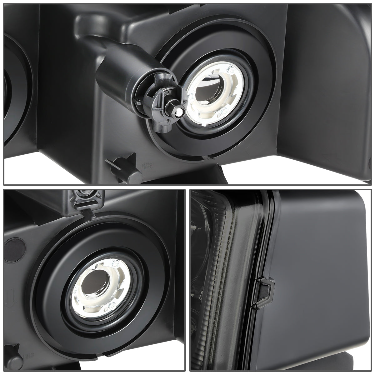 FAROS 4PCS - 03-14 CHEVROLET EXPRESS 1500 / 03-03 CHEVROLET EXPRESS 2500 / 03-23 CHEVROLET EXPRESS 3500 / 09-22 CHEVROLET EXPRESS 4500 / 03-14 GMC SAVANA 1500 / 03-23 GMC SAVANA 2500 / 03-23 GMC SAVANA 3500 / 09-22 GMC SAVANA 4500 - FITS MODELS WITH