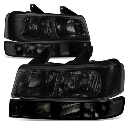 FAROS 4PCS - 03-14 CHEVROLET EXPRESS 1500 / 03-03 CHEVROLET EXPRESS 2500 / 03-23 CHEVROLET EXPRESS 3500 / 09-22 CHEVROLET EXPRESS 4500 / 03-14 GMC SAVANA 1500 / 03-23 GMC SAVANA 2500 / 03-23 GMC SAVANA 3500 / 09-22 GMC SAVANA 4500 - FITS MODELS WITH