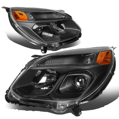 FAROS 16-17 CHEVROLET EQUINOX - PROJECTOR - BLACK HOUSING / AMBER CORNER - H11 LOW BEAM / 9005 HIGH BEAM