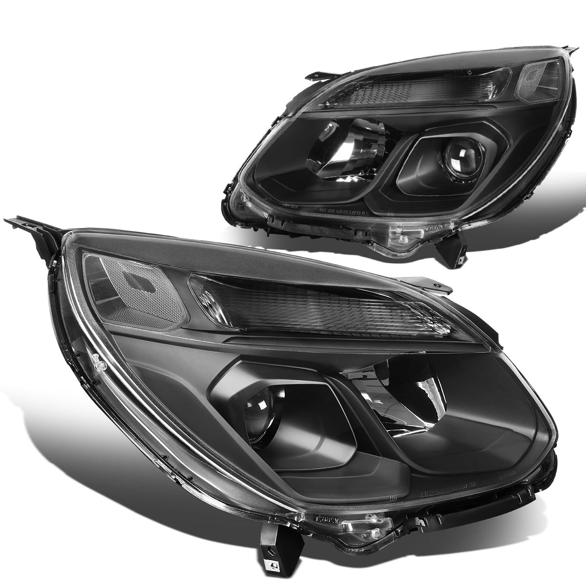 FAROS 16-17 CHEVROLET EQUINOX - PROJECTOR - BLACK HOUSING / CLEAR CORNER - H11 LOW BEAM / 9005 HIGH BEAM