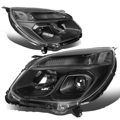 FAROS 16-17 CHEVROLET EQUINOX - PROJECTOR - BLACK HOUSING / CLEAR CORNER - H11 LOW BEAM / 9005 HIGH BEAM