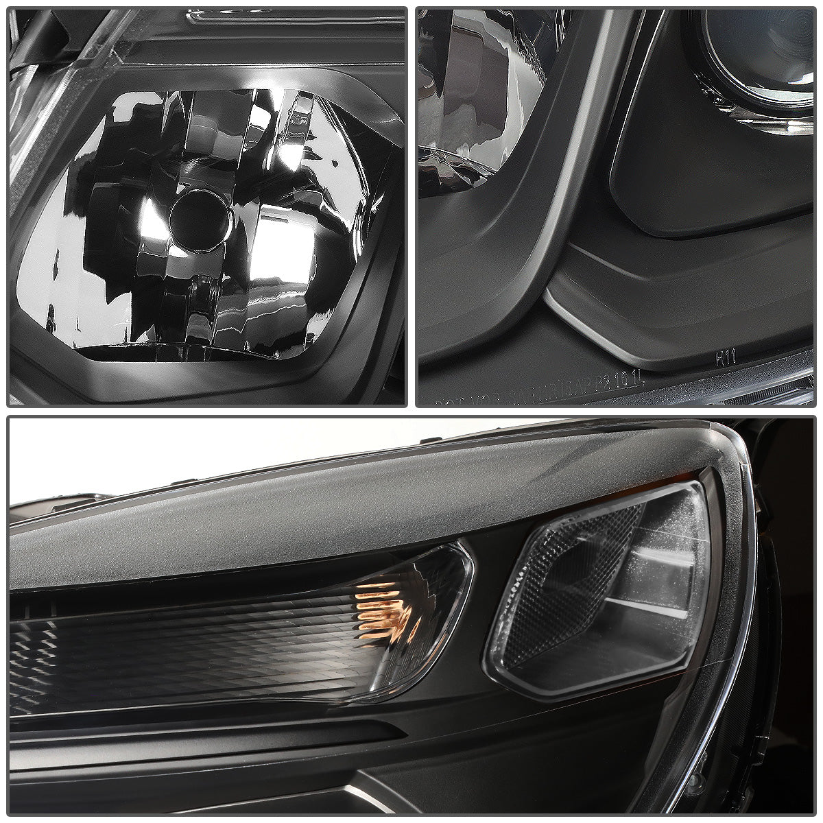 FAROS 16-17 CHEVROLET EQUINOX - PROJECTOR - BLACK HOUSING / CLEAR CORNER - H11 LOW BEAM / 9005 HIGH BEAM