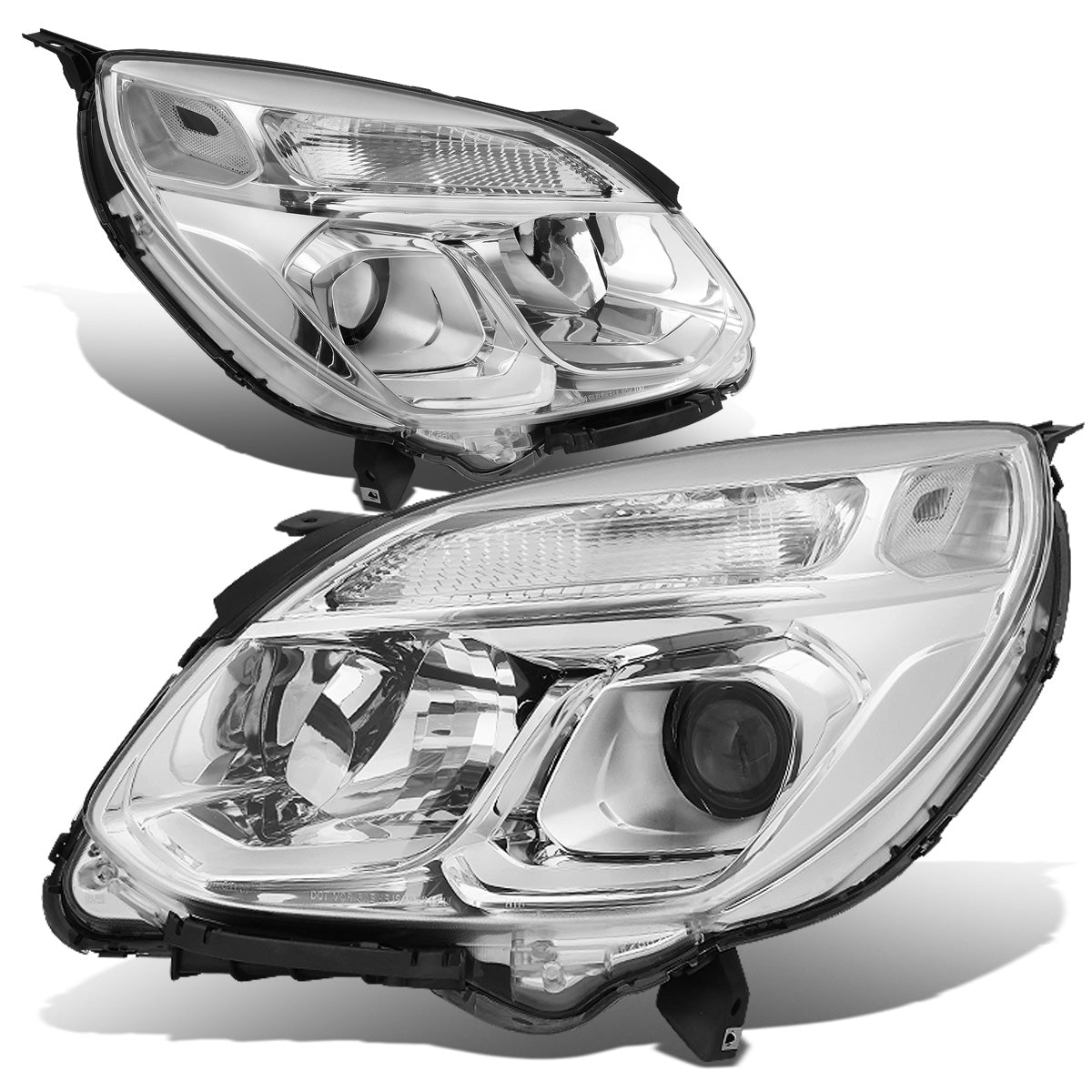 FAROS 16-17 CHEVROLET EQUINOX - PROJECTOR - CHROME HOUSING / CLEAR CORNER - H11 LOW BEAM / 9005 HIGH BEAM