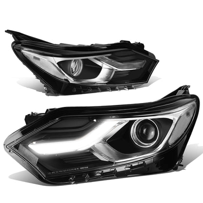 FAROS 18-21 CHEVROLET EQUINOX - ONLY FITS MODELS WITH FACTORY HALOGEN HEADLIGHTS - DOES NOT FIT HID XENON OR LED HEADLIGHT MODELS - PROJECTOR - LED DRL - CHROME HOUSING / CLEAR CORNER - 9012 H1R2 LOW BEAM / HIGH BEAM