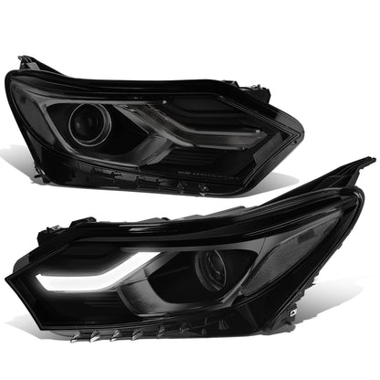 FAROS 18-21 CHEVROLET EQUINOX - ONLY FITS MODELS WITH FACTORY HALOGEN HEADLIGHTS - DOES NOT FIT HID XENON OR LED HEADLIGHT MODELS - PROJECTOR - LED DRL - CHROME HOUSING / SMOKED LENS / CLEAR CORNER - 9012 H1R2 LOW BEAM / HIGH BEAM