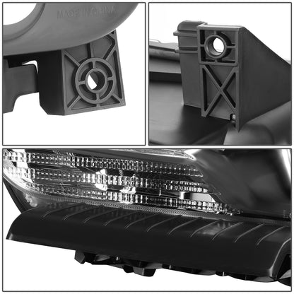 FAROS 11-14 DODGE CHARGER 4-DOOR - BLACK HOUSING / CLEAR CORNER - H11 LOW BEAM / 9005 HIGH BEAM