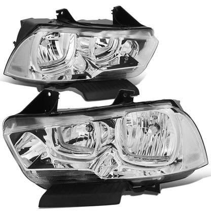 FAROS 11-14 DODGE CHARGER 4-DOOR - CHROME HOUSING / CLEAR CORNER - H11 LOW BEAM / 9005 HIGH BEAM