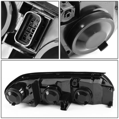 FAROS 00-05 CHEVY IMPALA 4-DOOR - CHROME HOUSING / AMBER CORNER - 9006 LOW BEAM / 9005 HIGH BEAM