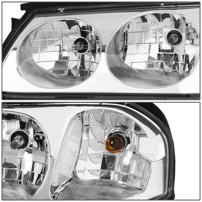 FAROS 00-05 CHEVY IMPALA 4-DOOR - CHROME HOUSING / CLEAR CORNER - 9006 LOW BEAM / 9005 HIGH BEAM