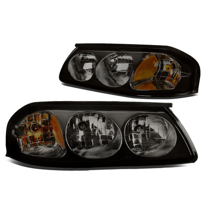 FAROS 00-05 CHEVY IMPALA 4-DOOR - SMOKE HOUSING / AMBER CORNER - 9006 LOW BEAM / 9005 HIGH BEAM