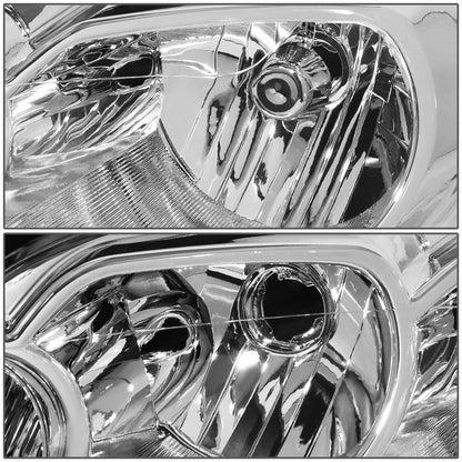 FAROS 06-13 CHEVY IMPALA / 14-16 CHEVY IMPALA LIMITED / 06-07 CHEVY MONTE CARLO 2/4-DOOR - CHROME HOUSING / AMBER CORNER - H11 LOW BEAM / H9 HIGH BEAM