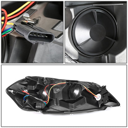 FAROS 06-13 CHEVY IMPALA / 14-16 CHEVY IMPALA LIMITED / 06-07 CHEVY MONTE CARLO 2/4-DOOR - SMOKE HOUSING / AMBER CORNER - H11 LOW BEAM / H9 HIGH BEAM