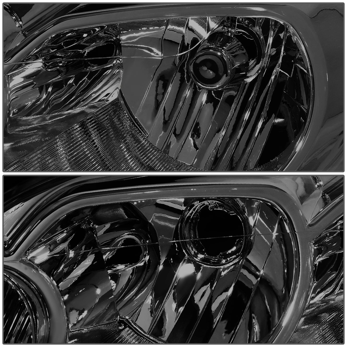 FAROS 06-13 CHEVY IMPALA / 14-16 CHEVY IMPALA LIMITED / 06-07 CHEVY MONTE CARLO 2/4-DOOR - SMOKE HOUSING / AMBER CORNER - H11 LOW BEAM / H9 HIGH BEAM