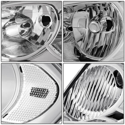 FAROS 06-13 CHEVROLET IMPALA / 14-16 CHEVROLET IMPALA LIMITED / 06-07 CHEVROLET MONTE CARLO - H9 HIGH BEAM / H11 LOW BEAM / 194 SIDE MARKER - CHROME HOUSING / CLEAR CORNER