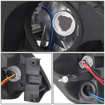 FAROS 06-13 CHEVROLET IMPALA / 14-16 CHEVROLET IMPALA LIMITED / 06-07 CHEVROLET MONTE CARLO - H9 HIGH BEAM / H11 LOW BEAM / 194 SIDE MARKER - SMOKED HOUSING / AMBER CORNER