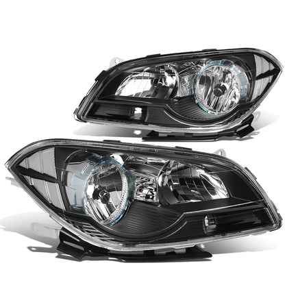 FAROS 08-12 CHEVROLET MALIBU - BLACK HOUSING / CLEAR CORNER - H11 LOW BEAM / H9 HIGH BEAM