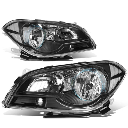 FAROS 08-12 CHEVROLET MALIBU - BLACK HOUSING / CLEAR CORNER - H11 LOW BEAM / H9 HIGH BEAM