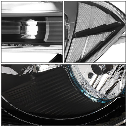 FAROS 08-12 CHEVROLET MALIBU - BLACK HOUSING / CLEAR CORNER - H11 LOW BEAM / H9 HIGH BEAM