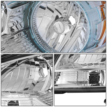 FAROS 08-12 CHEVROLET MALIBU - CHROME HOUSING / AMBER CORNER - H11 LOW BEAM / H9 HIGH BEAM