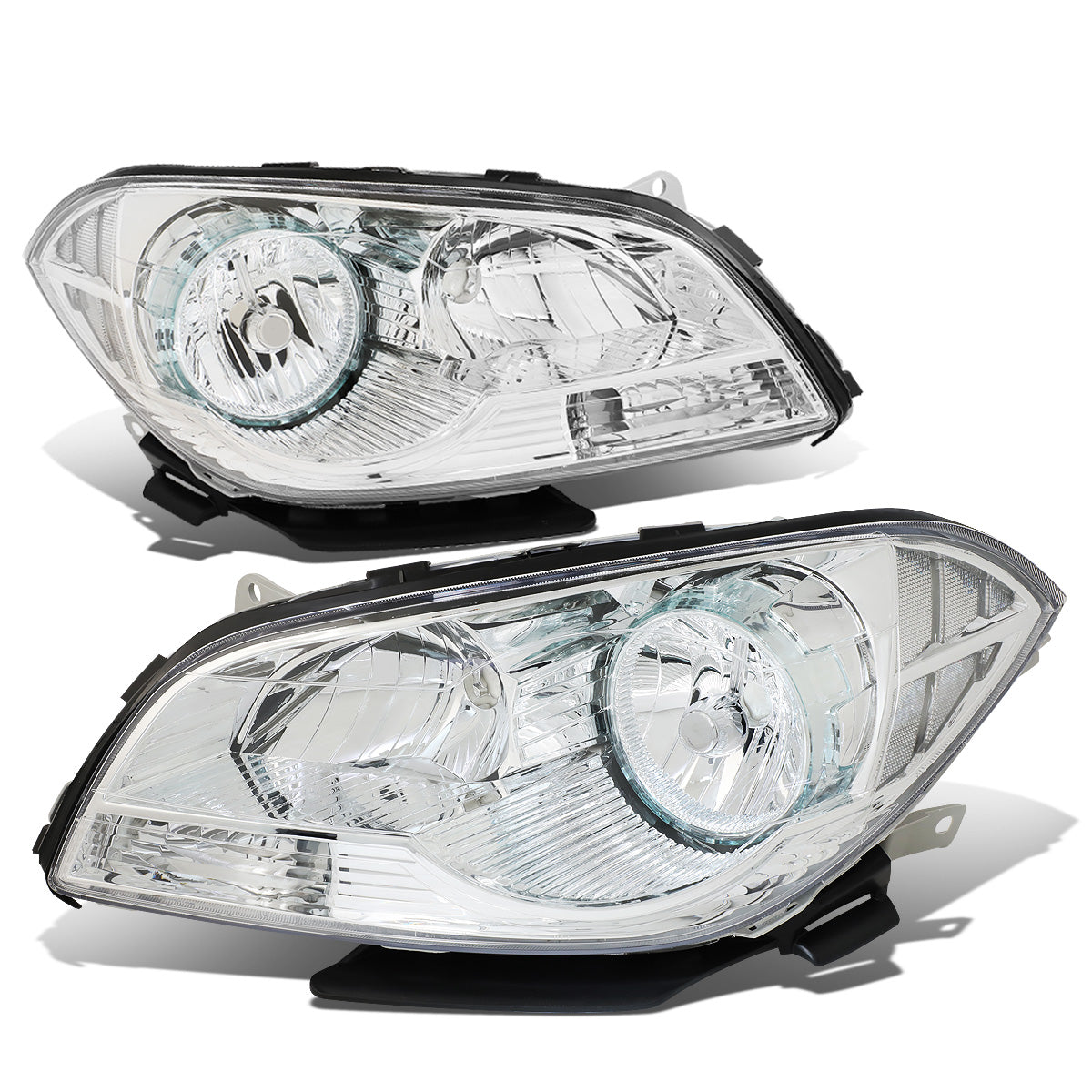 FAROS 08-12 CHEVROLET MALIBU - CHROME HOUSING / CLEAR CORNER - H11 LOW BEAM / H9 HIGH BEAM