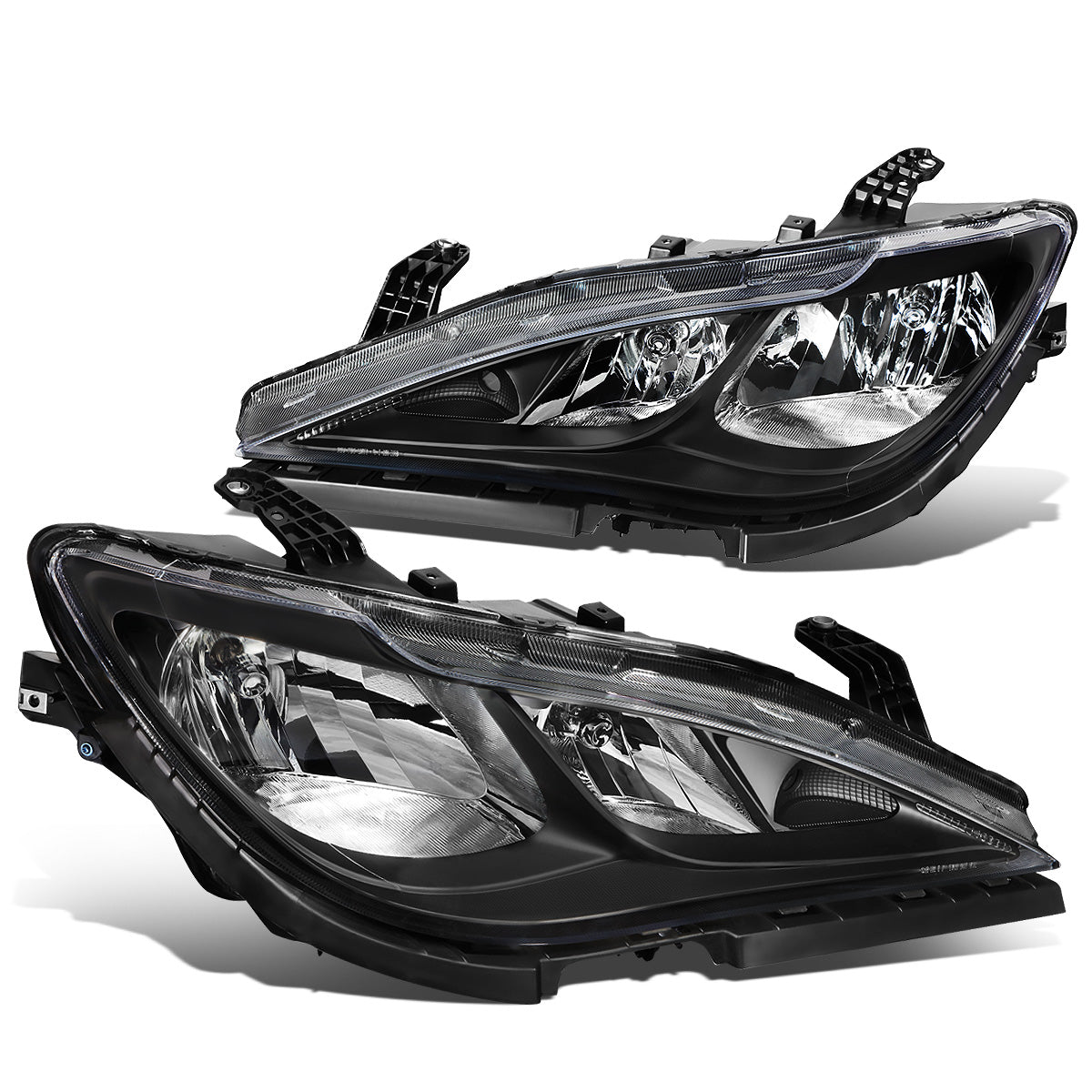FAROS 17-20 CHRYSLER PACIFICA (WITHOUT QUAD LAMPS) - BLACK HOUSING / CLEAR CORNER - 9005 HIGH / H11 LOW BEAM