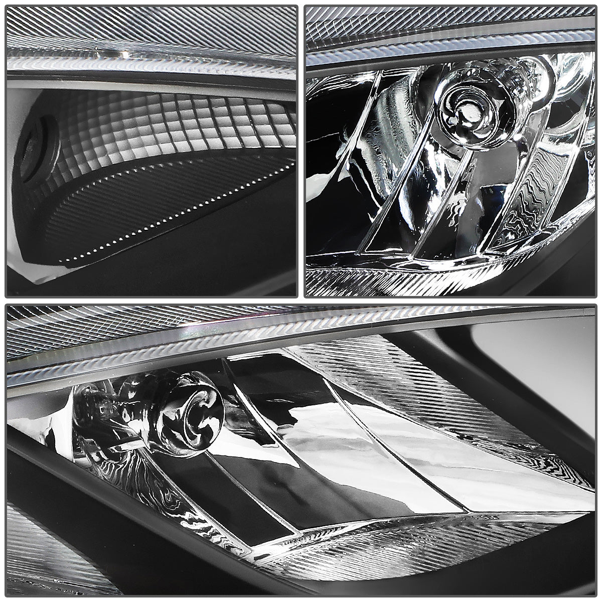 FAROS 17-20 CHRYSLER PACIFICA (WITHOUT QUAD LAMPS) - BLACK HOUSING / CLEAR CORNER - 9005 HIGH / H11 LOW BEAM