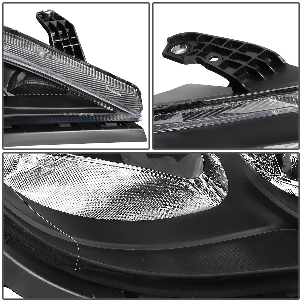 FAROS 17-20 CHRYSLER PACIFICA (WITHOUT QUAD LAMPS) - BLACK HOUSING / CLEAR CORNER - 9005 HIGH / H11 LOW BEAM