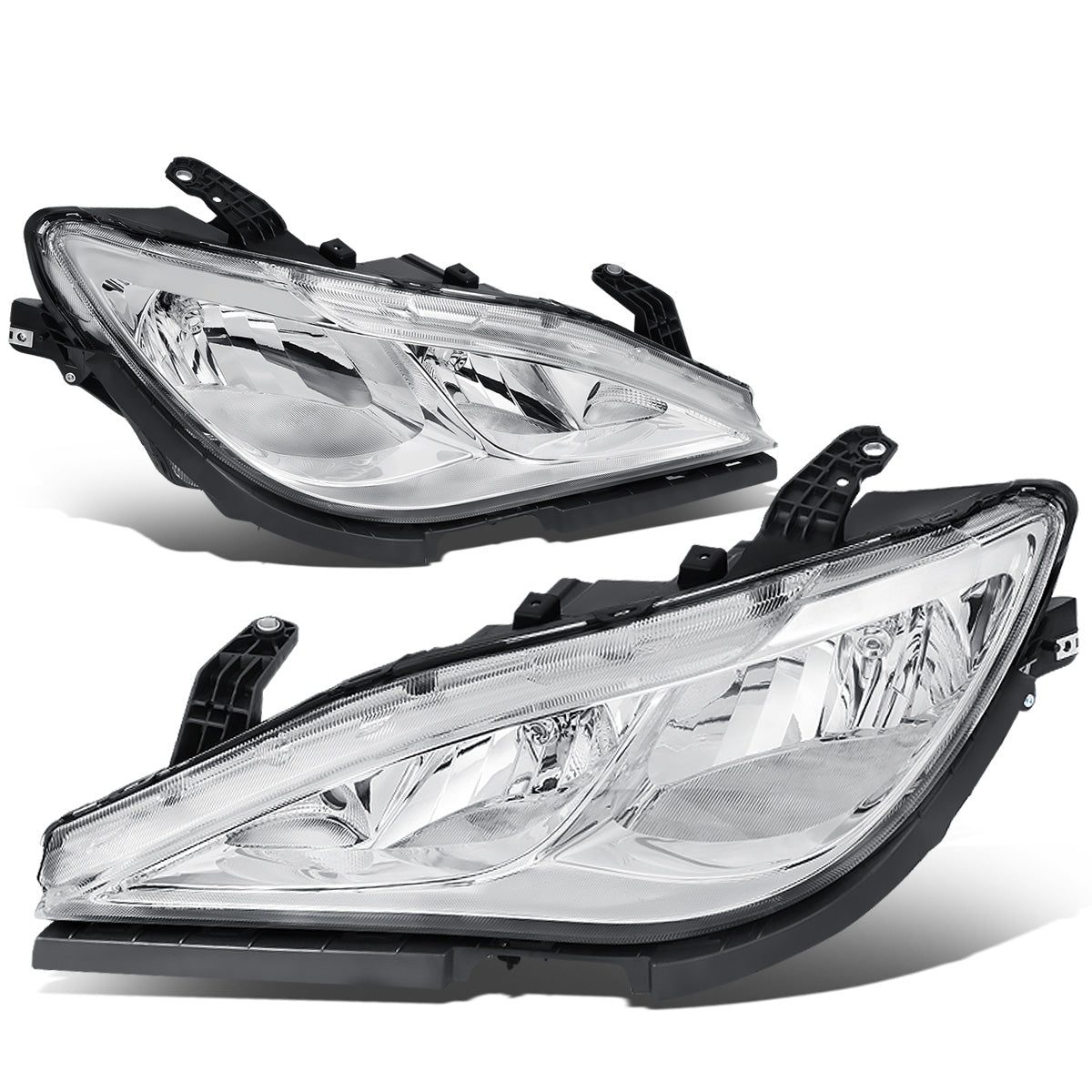 FAROS 17-20 CHRYSLER PACIFICA (WITHOUT QUAD LAMPS) - CHROME HOUSING / CLEAR CORNER - 9005 HIGH / H11 LOW BEAM