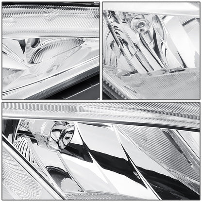 FAROS 17-20 CHRYSLER PACIFICA (WITHOUT QUAD LAMPS) - CHROME HOUSING / CLEAR CORNER - 9005 HIGH / H11 LOW BEAM