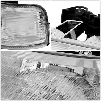 FAROS 99-02 CHEVY SILVERADO 1500 , 2500 / 00-06 CHEVY SUBURBAN 1500 , 2500 , TAHOE / 01-02 CHEVY SILVERADO 1500 HD , 2500 HD , 3500 HD 2/4-DOOR - 2PC - CHROME HOUSING - 9006 LOW BEAM / HIGH BEAM