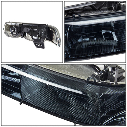 FAROS 99-02 CHEVY SILVERADO 1500 , 2500 / 00-06 CHEVY SUBURBAN 1500 , 2500 , TAHOE / 01-02 CHEVY SILVERADO 1500 HD , 2500 HD , 3500 HD 2/4-DOOR - 2PC - SMOKE HOUSING - 9006 LOW BEAM / HIGH BEAM