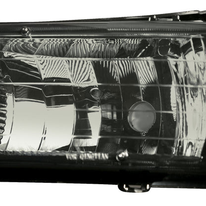 FAROS 99-02 CHEVY SILVERADO 1500HD , 2500HD , 3500HD / 00-06 CHEVY SUBURBAN 1500 , 2500 , TAHOE 2/4-DOOR - 4PC - SMOKE HOSUSING / AMBER CORNER - 9006 LOW BEAM / 9005 HIGH BEAM