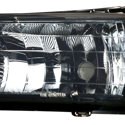 FAROS 99-02 CHEVY SILVERADO 1500HD , 2500HD , 3500HD / 00-06 CHEVY SUBURBAN 1500 , 2500 , TAHOE 2/4-DOOR - 4PC - SMOKE HOSUSING / CLEAR CORNER - 9006 LOW BEAM / 9005 HIGH BEAM