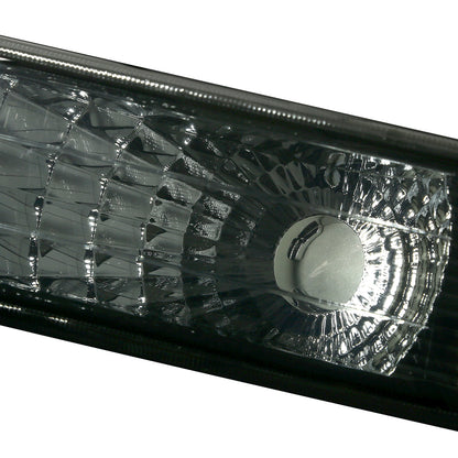 FAROS 99-02 CHEVY SILVERADO 1500HD , 2500HD , 3500HD / 00-06 CHEVY SUBURBAN 1500 , 2500 , TAHOE 2/4-DOOR - 4PC - SMOKE HOSUSING / CLEAR CORNER - 9006 LOW BEAM / 9005 HIGH BEAM