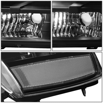 FAROS 07-14 CHEVY TAHOE / 07-13 CHEVY AVALANCHE / 07-14 CHEVY SUBURBAN 1500 / 07-13 CHEVY SUBURBAN 2500 - BLACK HOUSING / CLEAR CORNER - H11 LOW BEAM / 9005 HIGH BEAM