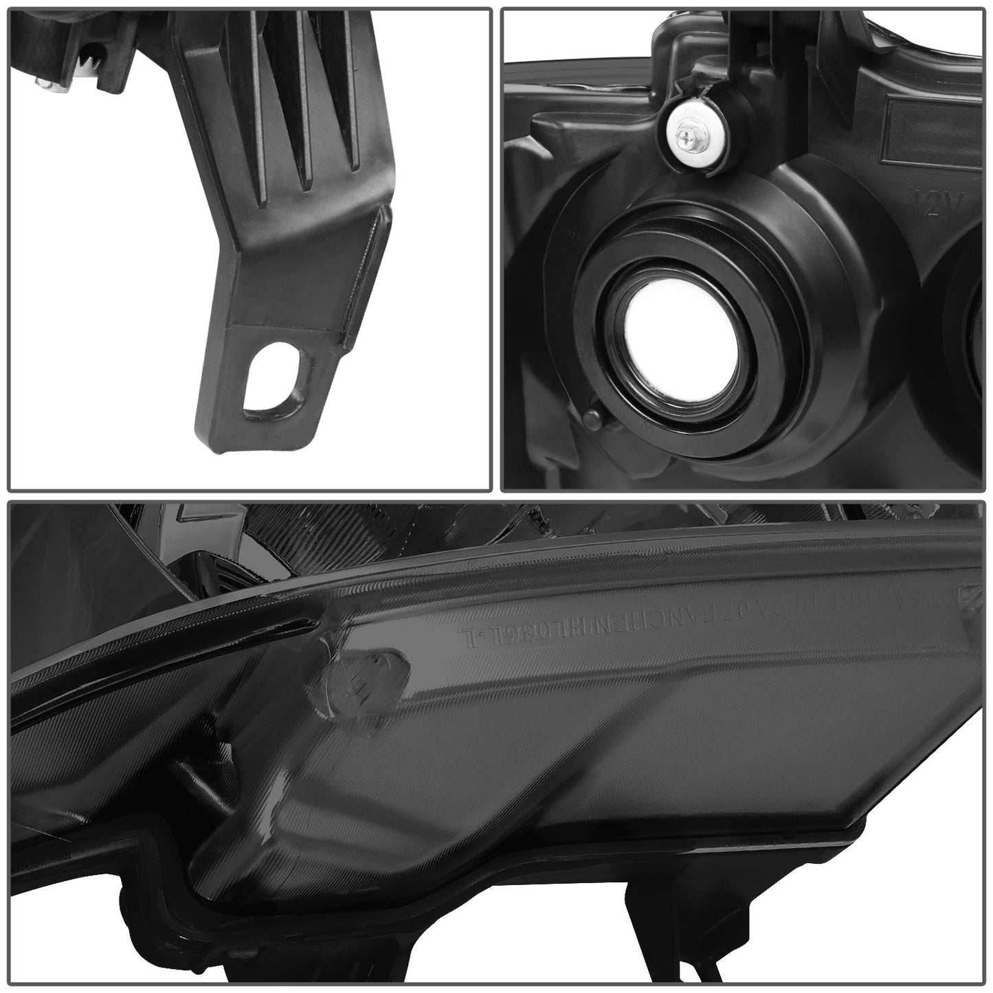 FAROS 07-14 CHEVY TAHOE / 07-13 CHEVY AVALANCHE / 07-14 CHEVY SUBURBAN 1500 / 07-13 CHEVY SUBURBAN 2500 - SMOKE HOUSING / CLEAR CORNER - H11 LOW BEAM / 9005 HIGH BEAM