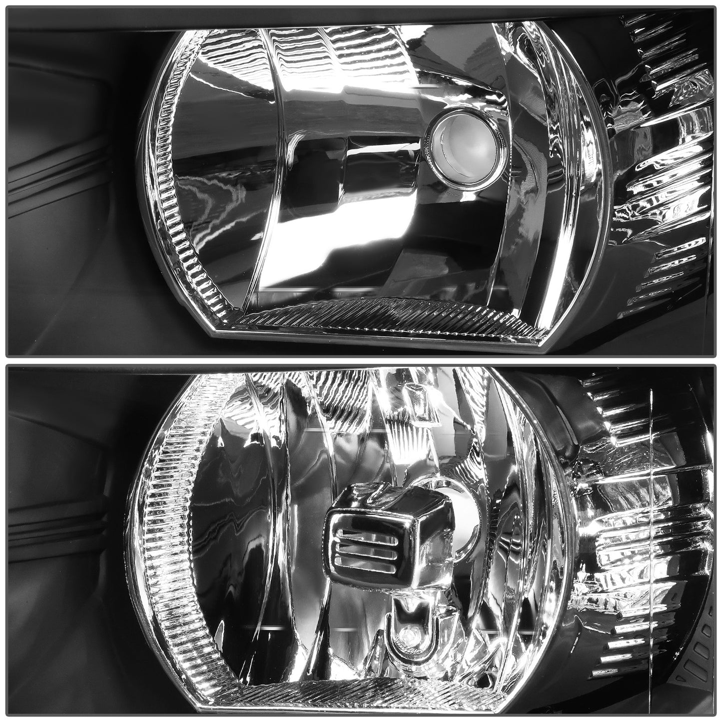 FAROS 07-13 CHEVY SILVERADO 1500 / 07-14 CHEVY SILVERADO 2500 3500 & HD MODELS - BLACK HOUSING / CLEAR CORNER - H11 LOW BEAM / 9005 HIGH BEAM