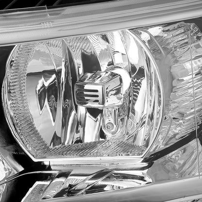 FAROS 07-13 CHEVY SILVERADO 1500 / 07-14 CHEVY SILVERADO 2500 3500 & HD MODELS - CHROME HOUSING / AMBER CORNER - H11 LOW BEAM / 9005 HIGH BEAM