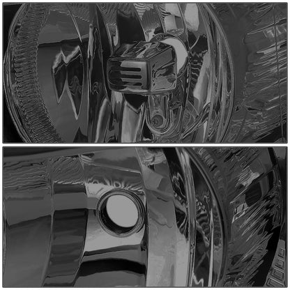 FAROS 07-13 CHEVY SILVERADO 1500 / 07-14 CHEVY SILVERADO 2500 3500 & HD MODELS - SMOKE HOUSING / CLEAR CORNER - H11 LOW BEAM / 9005 HIGH BEAM