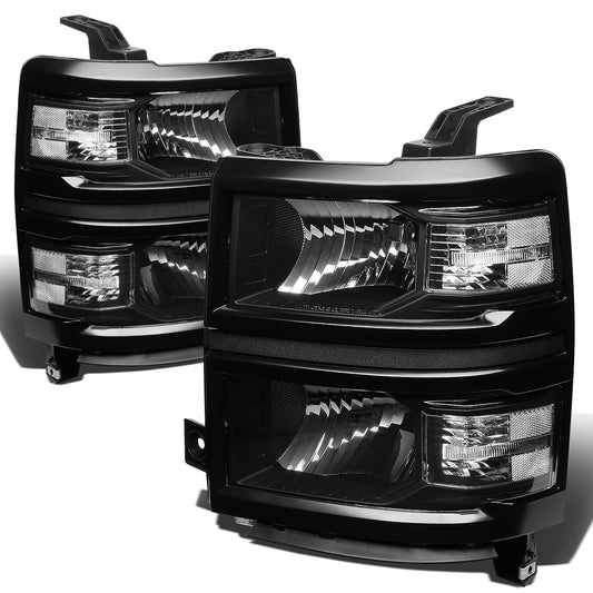 FAROS 14-15 CHEVY SILVERADO 1500 - BLACK HOUSING / CLEAR CORNER - H11 LOW BEAM / 9005 HIGH BEAM