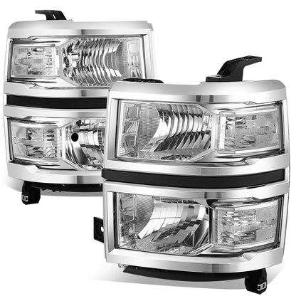 FAROS 2014-2015 SILVERADO 1500//WHITE HOOD, WHITE REVERSE, BRIGHT BOTTOM LIGHT WITH BLUE LIGHT BULB