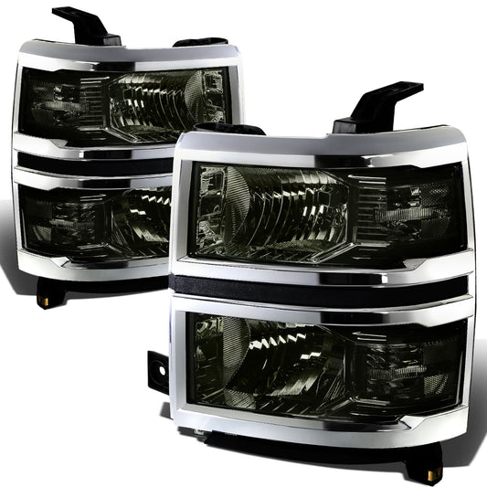 FAROS 14-15 CHEVY SILVERADO 1500 - SMOKE HOUSING / CLEAR CORNER - H11 LOW BEAM / 9005 HIGH BEAM