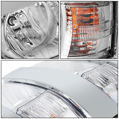 FAROS 15-19 CHEVY SILVERADO 2500HD / 15-19 CHEVY SILVERADO 3500HD - PROJECTOR LOW BEAM - CHROME HOUSING / CLEAR CORNER - 9005 HIGH / H11 LOW / 7443A SIGNAL