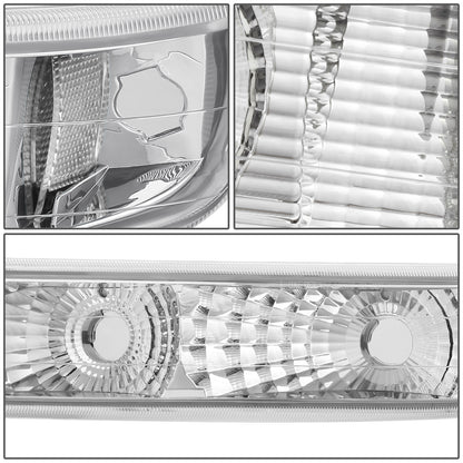 FAROS 99-02 CHEVY SILVERADO/AVALANCHE//WHITE HOOD, WHITE REVERSE, BRIGHT BOTTOM 4P LIGHT WITH BLUE LIGHT BULB