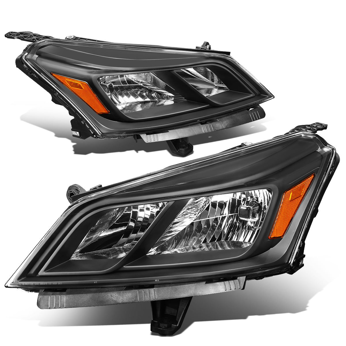 FAROS 13-17 CHEVY TRAVERSE - BLACK HOUSING / AMBER CORNER - H11 LOW BEAM / H7 HIGH BEAM